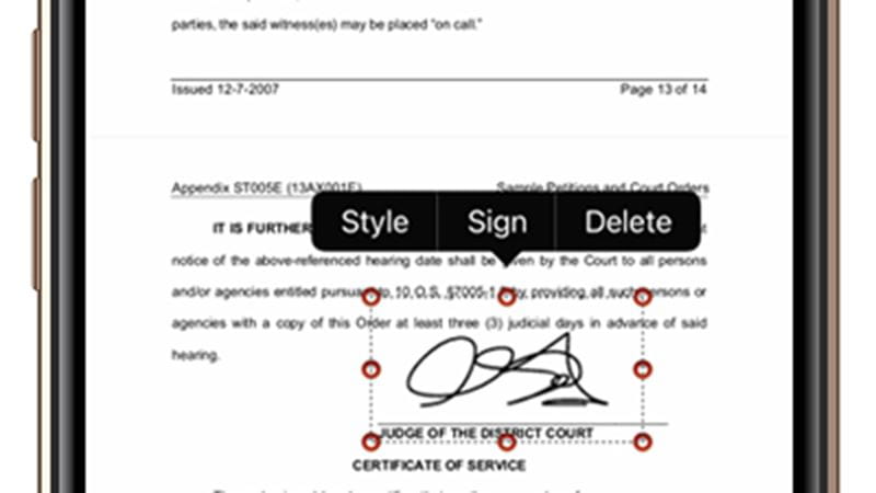 Electronic Signatures — Kofax Power PDF
